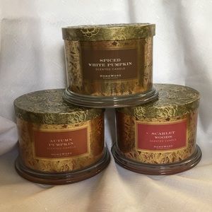 Fall candle set Homeworx by Harry Slatkin